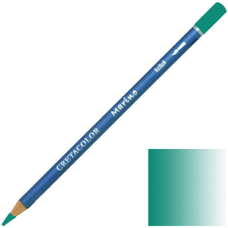 Проф. акварельный карандаш "MARINO", 7,5 мм, стержень 3,8 мм, цвет 177 Изумрудный тёмный