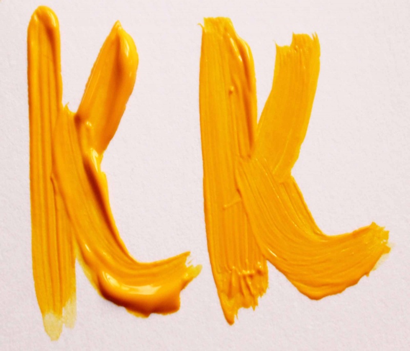 Желтая темная  Акрил