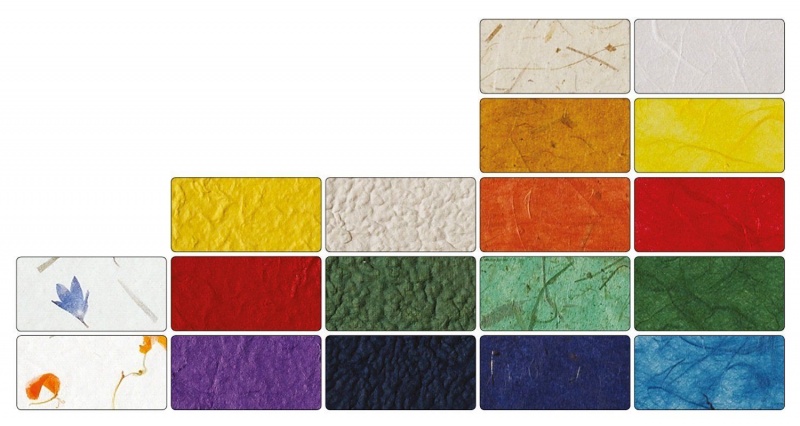 Бумага натуральная 23х33, ассорти 5 л.