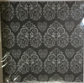 Бумага для скрапбукинга "Свадебный мотив №13", 5 листов 15х15 см