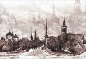 Планшет для акварели "Старый Таллин", А5, 20 л.