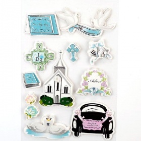 Бумажные 3D стикеры для ручного творчества, Рукоделие, W3D-12