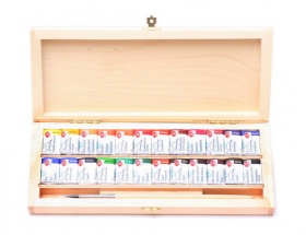 Белые Ночив деревянной коробке 24х2.5