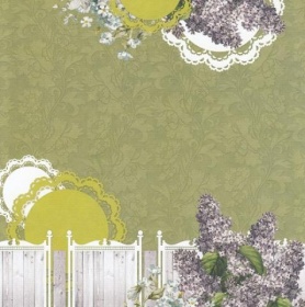 Бум. для скрапб. `Летний мотив 15` 5 л 15х15 см (124963)