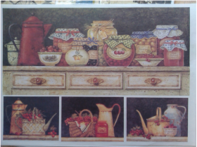 Набор карт для декупажа "Ягоды натюрморт" 21х30см 54г/м2, 5шт,