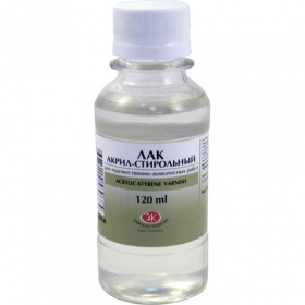 Лак акрил-стирольный 120 мл.