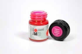 Marabu  Краски для витража Glas, 15мл, розовый