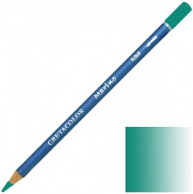 Проф. акварельный карандаш "MARINO", 7,5 мм, стержень 3,8 мм, цвет 177 Изумрудный тёмный