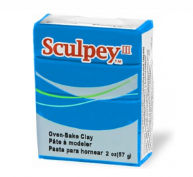 Скалпи  III, запек.пластик, 57г, француз. голубой