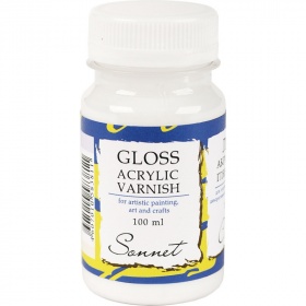 Лак акриловый глянцевый  "Сонет" 100 мл.