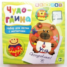 Чудо-глина, набор для лепки с магнитами