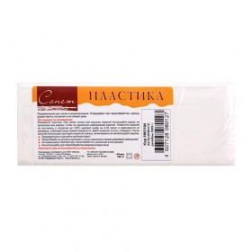 Пластика цветная "Сонет" (белый) брус 250г