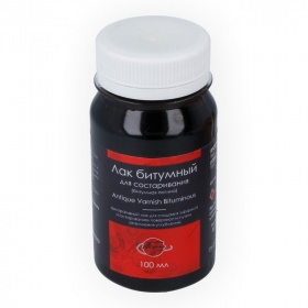 Лак битумный для состаривания, 100 мл.