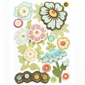 Набор аппликаций бумажных объемных самоклеющихся Pops, серия: Hello Luscious