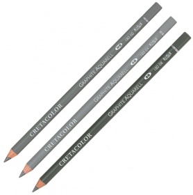 водорастворимый (акварельный) чернографитовый карандаш, 7,5 мм, стержень 3,8 мм, твердость 4B