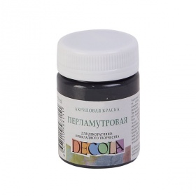 Черная акрил перлам Декола 50мл