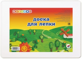 Доска для лепки Цветик А4, с бортиком