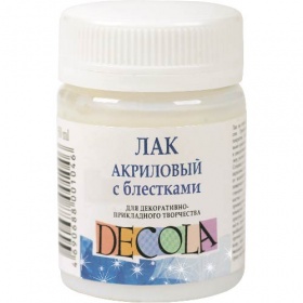 Лак акриловый с блестками Декола 50 мл.