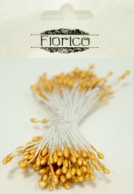 Тычинки для искусственных цветов TIC/P-1 10 х 85 шт "Fiorico" т.бежевый/dark beige