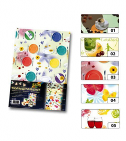 Бумага прозрачная "Вечеринка", 115 гр. 23х33, 5 л