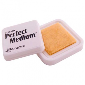 Подушечка штемпельная с добавкой Perfect Febric Medium для смешивания с Perfect Pearls, цвет прозра