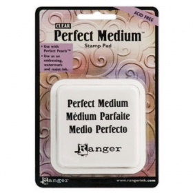 Подушечка штемпельная с добавкой Perfect Febric Medium для смешивания с Perfect Pearls, цвет прозра