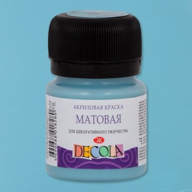 Серо-голубая Декола акрил матовый, 20 мл