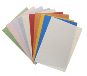 Бумага декоративная "Маргаритки" 23х33 см. 230 г. 10 л. ассорти