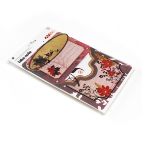 Набор бумажных и прозрачных пластиковых аппликаций, серия: Indian Summer, упаковка 8 штук