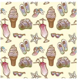 Бум. для скрапб. `Морская тема 8` 5 л 15х15 см (124866)