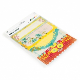 Набор бумажных и прозрачных пластиковых аппликаций, серия: Hello Luscious, упаковка 8 штук