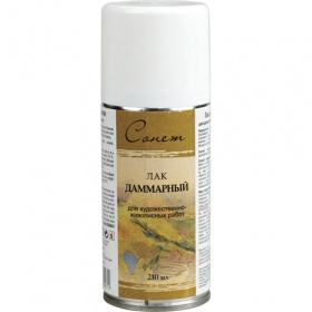 Лак даммарный Сонет в аэрозоли 210 мл