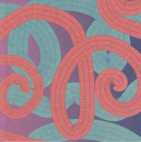 Бум. для скрапб. `Абстрактн. мотив 6` 5 л 15х15 см (124834)