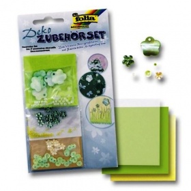 Набор аксессуаров для декорирования "Зеленые цветы"