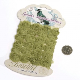 Лента декоративная для скрапбукинга, в упак. 1 шт. 0,9 м,  Рукоделие, R1409