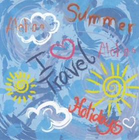 Бум. для скрапб. `Морская тема 16` 5 л 15х15 см (124874)