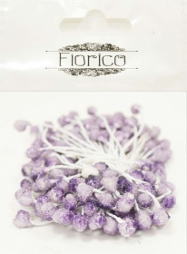 Тычинки для искусственных цветов TIC/G-4 10 х 85 шт "Fiorico" светло-сиреневый/light lilac