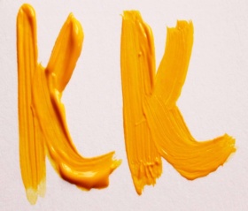 Желтая темная  Акрил