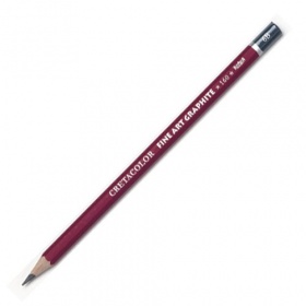 Профессиональный чернографитовый карандаш "CLEOS", шестигранный, 6B