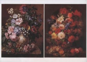 Набор карт для декупажа "Старинный букет" 21х30см 54г/м2, 5шт,