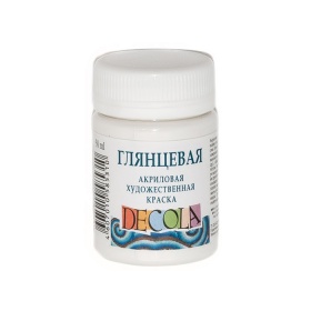 Белила титановые - Decola акрил глянц. 50 мл.