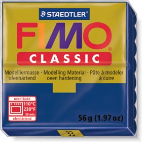 Пластика Fimo classic ультрамарин брус 56г