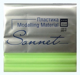Пластика "Sonnet" лайм, брус 56 гр.