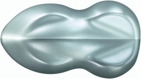 Жидкий акрил AERO COLOR METALLIC №906 серебро бриллиантовое, флакон 28мл