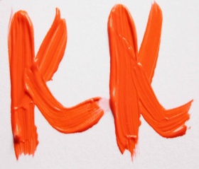 Оранжевая  Акрил