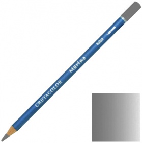 Проф. акварельный карандаш "MARINO", 7,5 мм, стержень 3,8 мм, цвет 235 Серый тёмный
