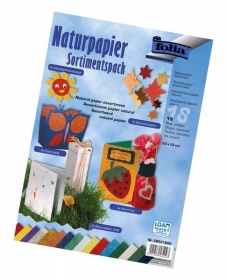 Бумага натуральная 23х33, ассорти 5 л.