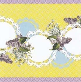 Бум. для скрапб. `Летний мотив 16` 5 л 15х15 см (124964)