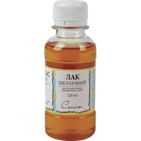 Лак щелочный для лекоративных работ Сонет 120 мл.