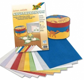 Бумага декоративная "Лени" 23х33 см. 230 г. 10 л. ассорти